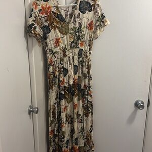 Floral Print Maxi Dress